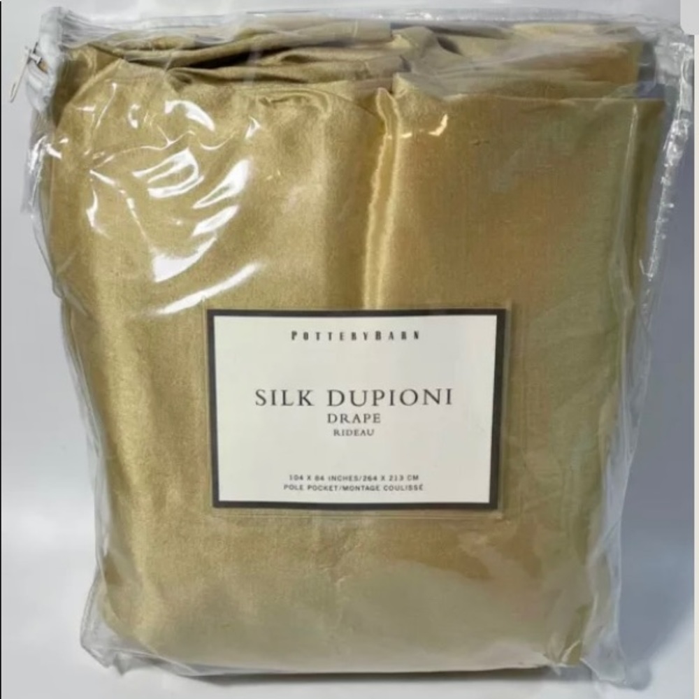 Pottery Barn Dupioni Silk Drape Panel